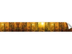 New Myspotti Küchenrückwandfolie Herbstwald Selbstklebend 450 cm x 60 cm