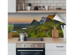 Myspotti Küchenrückwandfolie Scotland Selbstklebend 220 cm x 60 cm< Küchenrückwände