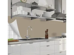 Küchenrückwände<Myspotti Küchenrückwandfolie Kieselgrau Selbstklebend 280 cm x 60 cm