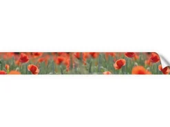 Myspotti Küchenrückwandfolie Mohn Selbstklebend 450 cm x 60 cm< Küchenrückwände