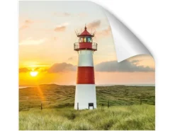 Myspotti Küchenrückwandfolie Leuchtturm Sylt Selbstklebend 220 cm x 60 cm< Küchenrückwände