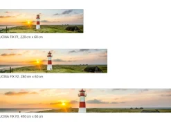 Myspotti Küchenrückwandfolie Leuchtturm Sylt Selbstklebend 220 cm x 60 cm< Küchenrückwände