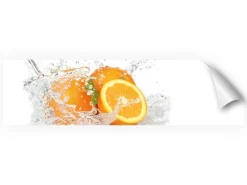 Küchenrückwände<Myspotti Küchenrückwandfolie Aqua Orange Selbstklebend 220 cm x 60 cm