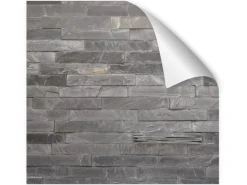 Best Myspotti Küchenrückwandfolie Black Bricks Selbstklebend 220 cm x 60 cm