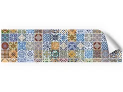 Myspotti Küchenrückwandfolie Pablo Fliese Selbstklebend 220 cm x 60 cm< Küchenrückwände