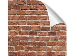 Online Myspotti Küchenrückwandfolie Brick Wall Selbstklebend 220 cm x 60 cm Ziegelrot