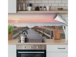 Myspotti Küchenrückwandfolie Ostseestrand Selbstklebend 220 cm x 60 cm< Küchenrückwände