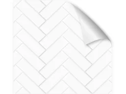 Küchenrückwände<Myspotti Küchenrückwandfolie Herringbone Tile White Selbstklebend 280 cm x 60 cm