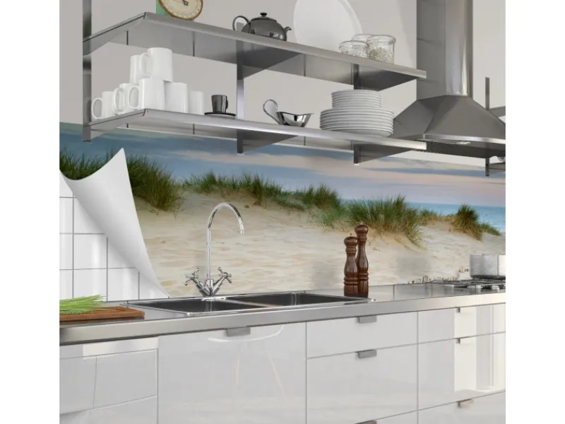 Küchenrückwände<Myspotti Küchenrückwandfolie Dünenpanorama Selbstklebend 280 cm x 60 cm