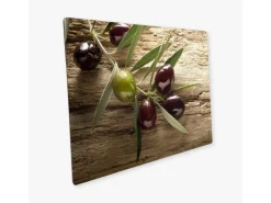Küchenrückwände|Herde<Myspotti Mini-Spritzschutzplatte Olivenzweig 59 cm x 41 cm