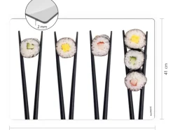 Myspotti Mini-Spritzschutzplatte Sushi Maki 59 cm x 41 cm< Küchenrückwände|Kochfelder