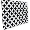 Myspotti Mini-Spritzschutzplatte Chadi 59 cm x 41 cm Schwarz-Weiß< Küchenrückwände