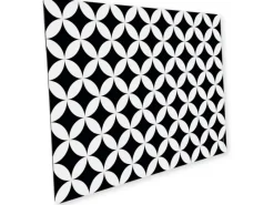 Myspotti Mini-Spritzschutzplatte Chadi 59 cm x 41 cm Schwarz-Weiß< Küchenrückwände