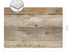 Myspotti Mini-Spritzschutzplatte Holz 59 cm x 41 cm< Küchenrückwände