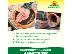 Neudorff Töpfe<NeudoHum Aussaat- und Kräutererde 3 l torffrei