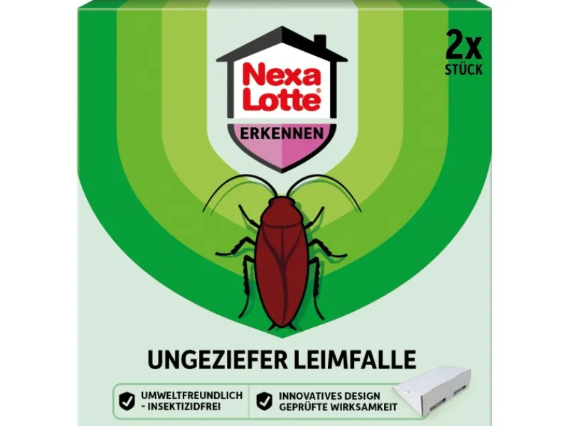 Hot Nexa Lotte Ungeziefer-Leimfalle 2 Stück