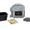 New Ninja Cooking System und Heißluftfritteuse ON400DE Speedi Rapid Hellgrau