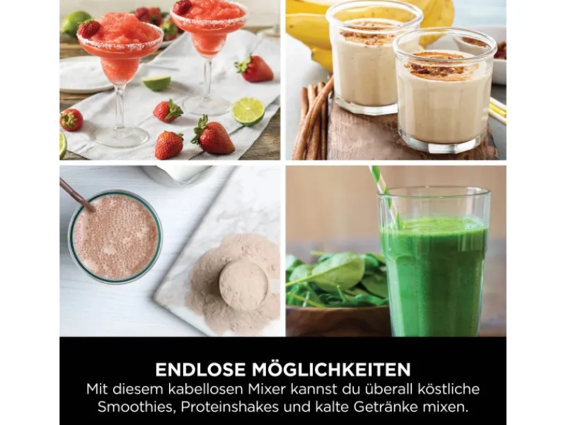 Ninja Mixer Blast BC151EUWH Kabellos Weiß< Haushaltsgeräte