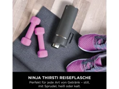 New Ninja Trinkflasche Thirsti DW1801EUUKGY 530 ml Grau
