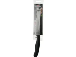 Nirosta Brotmesser Fit 31 cm Silber-Schwarz< Küchenhelfer