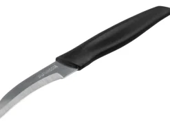 Nirosta Schälmesser Basic 17 cm Schwarz< Küchenhelfer