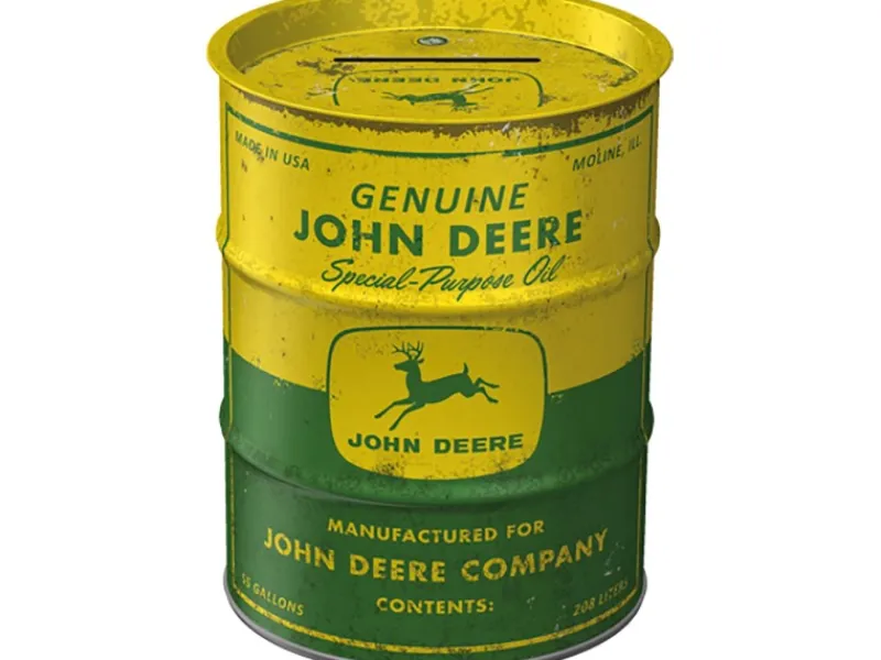 Nostalgic-Art Vorratsdosen|Vorratsbehälter<Spardose Ölfass John Deere - Special Purpose Oil Ø 9,3 x 11,7 cm