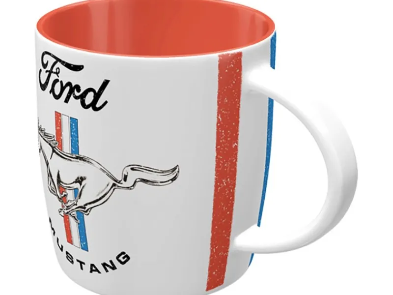 Nostalgic-Art Geschirr<Tasse Ford Mustang Horse & Stripes Logo