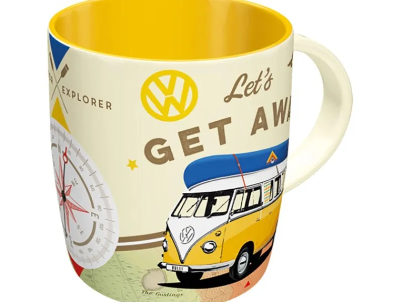 Nostalgic-Art Geschirr<Tasse VW Bulli Let's Get Away