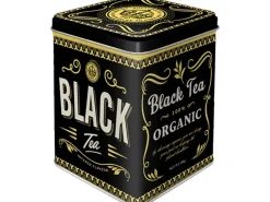 Nostalgic-Art Teedose Black Tea 9,5 x 7,5 x 7,5 cm Schwarz< Vorratsdosen|Vorratsbehälter