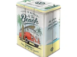 Nostalgic-Art Vorratsbehälter<Vorratsdose VW Bulli - Beach L 10 cm x 14 cm x 20 cm