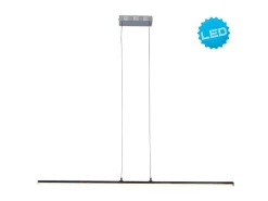 Näve Kücheninseln<LED-Pendelleuchte Beam Stahl-Blank 111 cm x 100 cm x 2 cm