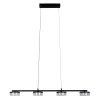 Näve LED-Pendelleuchte Cimo Schwarz 150 cm x 96 cm x 12 cm 4er-Set< Kücheninseln
