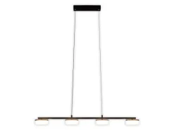 Näve LED-Pendelleuchte Cimo Schwarz 150 cm x 96 cm x 12 cm 4er-Set< Kücheninseln