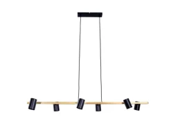 Näve Pendelleuchte Frida Schwarz 120 cm x 115 cm x 23 cm 6er-Set
