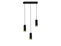Näve Pendelleuchte Fridu Schwarz 150 cm x 48 cm x 9 cm 3er-Set< Kücheninseln