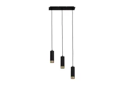 Näve Pendelleuchte Fridu Schwarz 150 cm x 48 cm x 9 cm 3er-Set< Kücheninseln