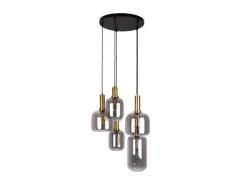 Näve Pendelleuchte Fumo Schwarz Ø 54,8 cm x 150 cm 5er-Set< Kücheninseln