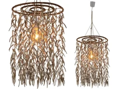 Outlet Näve Pendelleuchte Kokos Natur Ø 40 cm x 120 cm
