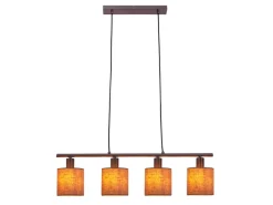 Näve Pendelleuchte Maron Natur 140 cm x 71,5 cm x 12 cm 4er-Set< Kücheninseln