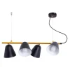 Outlet Näve Pendelleuchte Triton Schwarz 126 cm x 61 cm x 13 cm 4er-Set