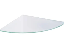Best OBI Eckregal Glasboden Villar Klar 25 cm x 25 cm x 0,6 cm