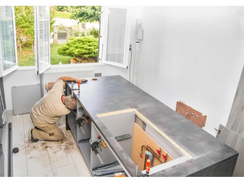 Flex-Well OBI Liefer- und Aufbauservice für Ihre Küchenzeile 360 cm< Einbauküchen