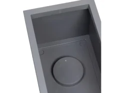 Ondis24 Pflanzkübel Vulkan 57 L Grau Blumentopf Pflanzgefäß< Töpfe