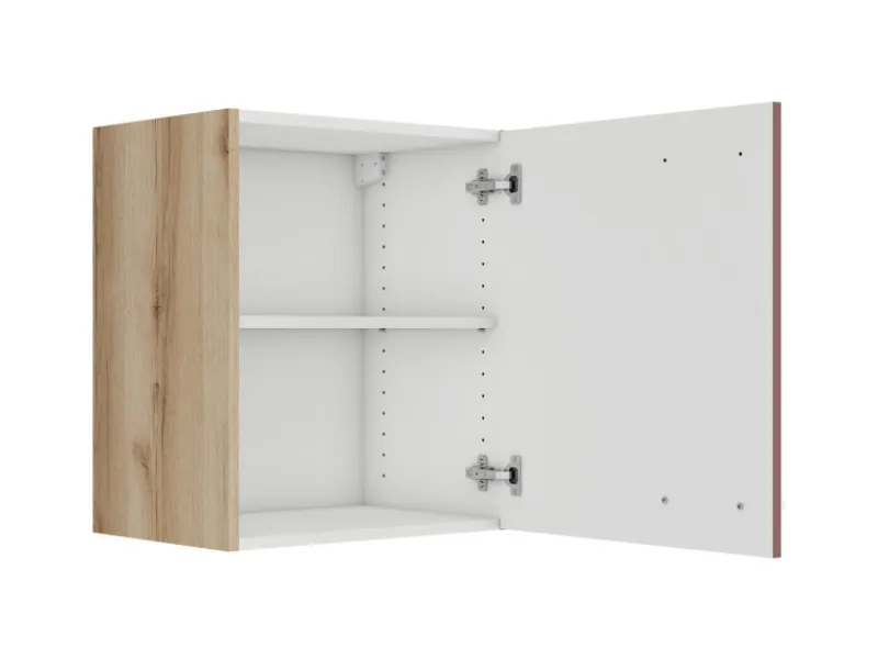 Optifit Bari407 Küchen-Oberschrank 50 cm Rostrot< Küchenschränke