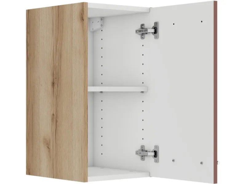 Optifit Bari407 Küchen-Oberschrank 30 cm Rostrot< Küchenschränke