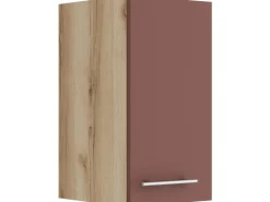 Optifit Bari407 Küchen-Oberschrank 30 cm Rostrot< Küchenschränke