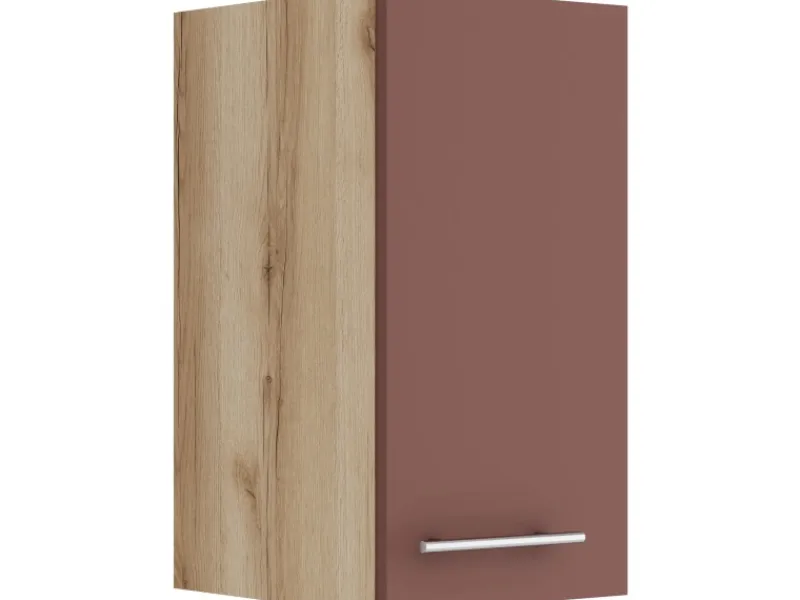Optifit Bari407 Küchen-Oberschrank 30 cm Rostrot< Küchenschränke