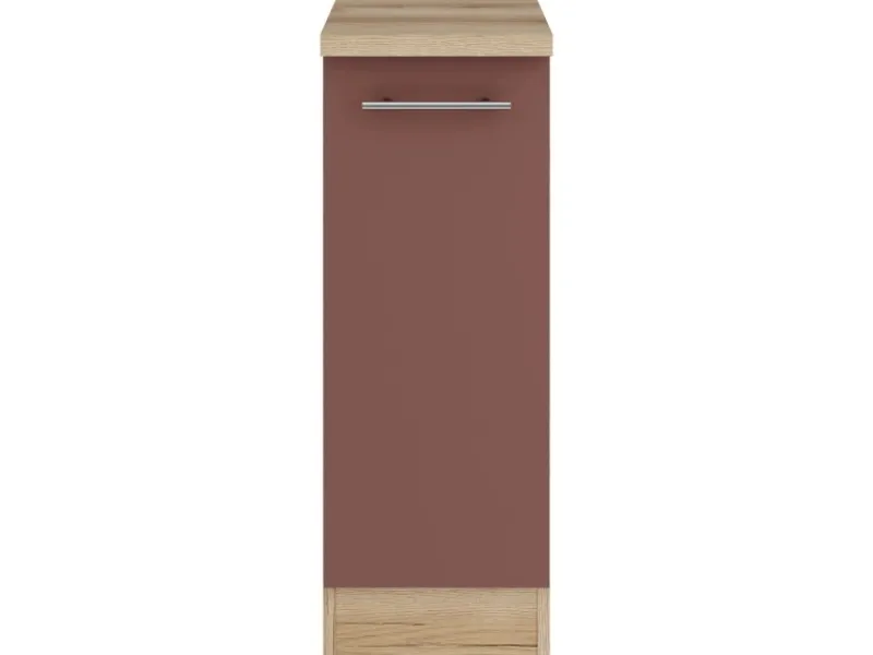 Discount Optifit Bari407 Küchen-Unterschrank 30 cm Rostrot