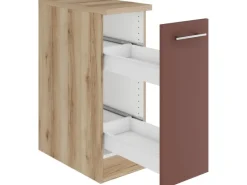Discount Optifit Bari407 Küchen-Unterschrank 30 cm Rostrot