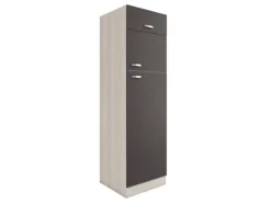 Optifit Faro220 Küchen-Geräteumbauschrank 60 cm Anthrazit< Kühlschränke|Küchenschränke